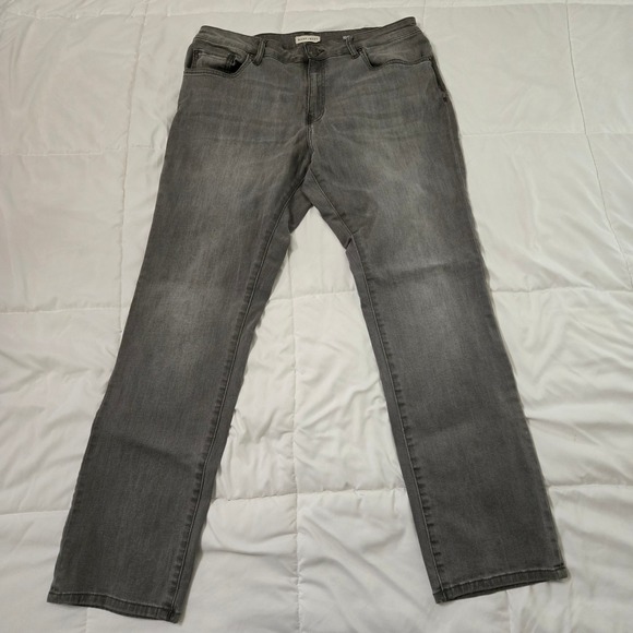 Warp + Weft Other - Warp + Weft AMS Amsterdam Slim Jeans Mens 34x32 Smoke Grey Stretch Denim 166332